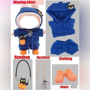 Labubu Halloween outfit 5 pieces